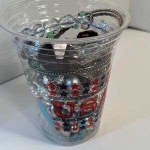 Jewelry Jar Lot ALL Wearable , not junk - vintage to modern, gem stones, READ